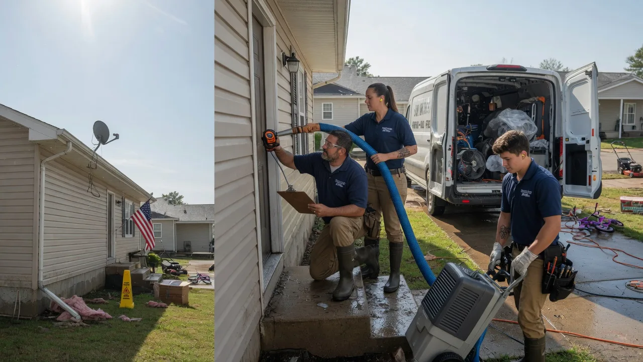 Ceiling Water Damage Restoration in Shawnee, KS near me